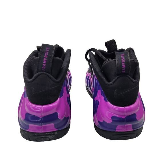 Nike NIB Air Foamposite Pro Black Court Purple Athletic Shoe Size Men's 10 - Picture 6 of 16